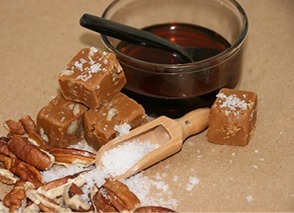 Salted Maple and Pecan Fudge